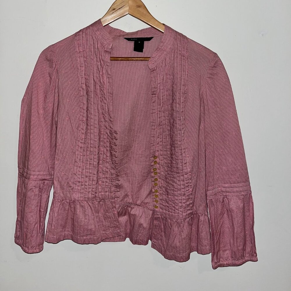 Marc Jacobs Collection Top Pintuck Low Cut size 4